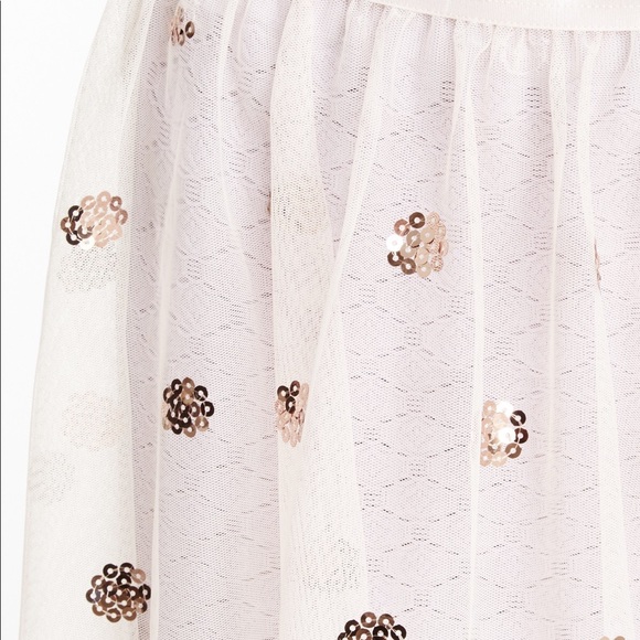 Free People Sequin Tulle Net Slip Skirt NWT - Picture 2 of 7